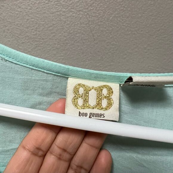 Boo Gemes‎ women’s blue tunic dress 100% cotton size XL Light Weight Resortwear - Picture 5 of 6